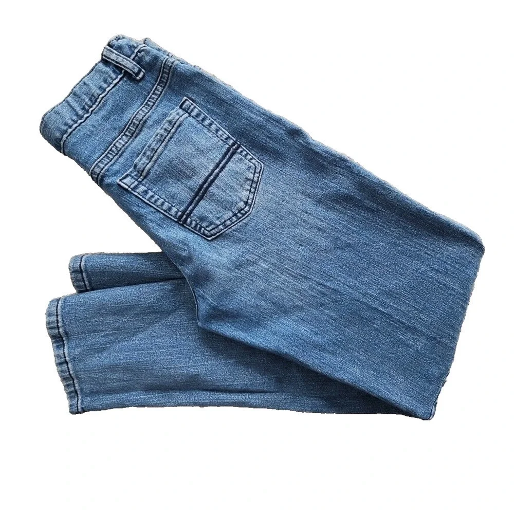 Arizona Jeans Misses‎ Size 14R (W28 x L28) Blue Moto Slim Fit Tapered Leg